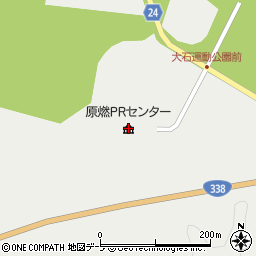 六ヶ所原燃ＰＲセンター周辺の地図