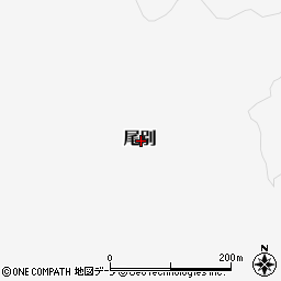 青森県北津軽郡中泊町尾別周辺の地図