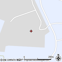 航空自衛隊車力分とん基地周辺の地図