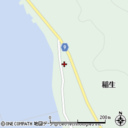 青森県東津軽郡平内町稲生稲生41周辺の地図