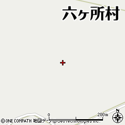 青森県六ヶ所村（上北郡）尾駮（猿子沢）周辺の地図