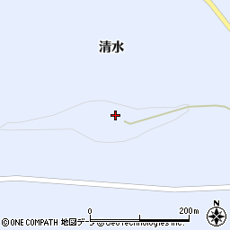 呑龍岳展望台周辺の地図