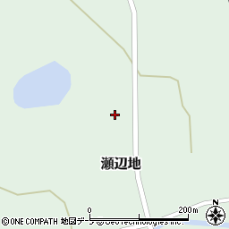 青森県蓬田村（東津軽郡）瀬辺地周辺の地図