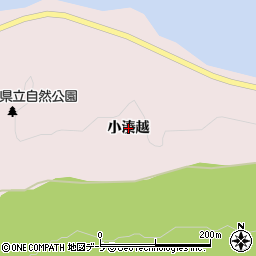 青森県平内町（東津軽郡）東田沢（小湊越）周辺の地図