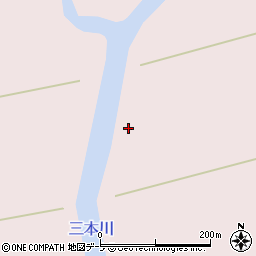 三本川周辺の地図
