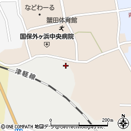 青森県東津軽郡外ヶ浜町上蟹田89周辺の地図