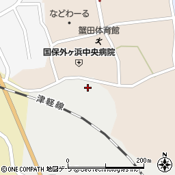 青森県東津軽郡外ヶ浜町上蟹田86周辺の地図