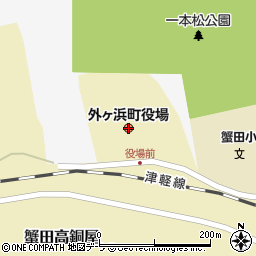青森県外ヶ浜町（東津軽郡）周辺の地図