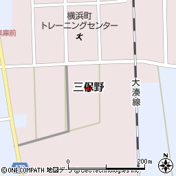 青森県横浜町（上北郡）三保野周辺の地図