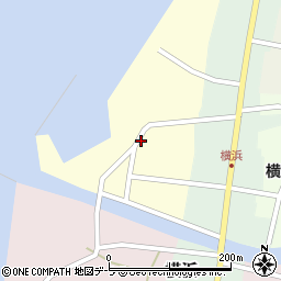 横浜町　漁業協同組合周辺の地図