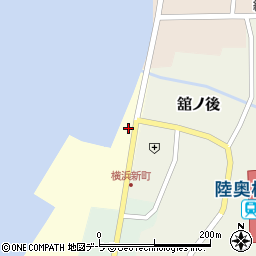 青森県上北郡横浜町下川原99周辺の地図