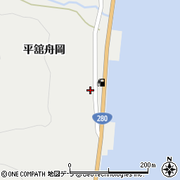 越田石油店周辺の地図