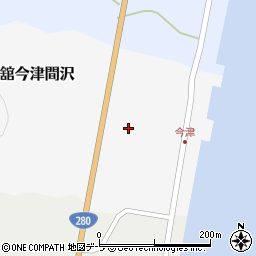 青森県外ヶ浜町（東津軽郡）平舘今津間沢周辺の地図
