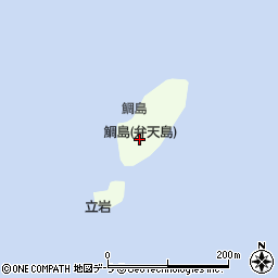 青森県むつ市脇野沢鯛島周辺の地図