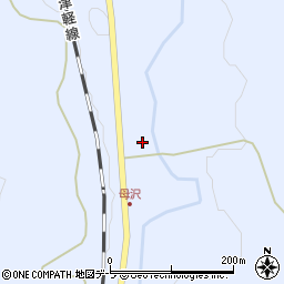 青森県東津軽郡今別町大川平母沢周辺の地図