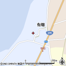 青森県上北郡横浜町有畑115周辺の地図