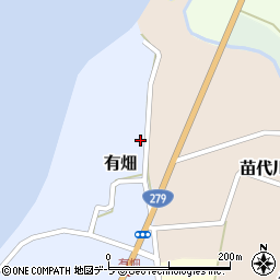 青森県上北郡横浜町有畑127周辺の地図