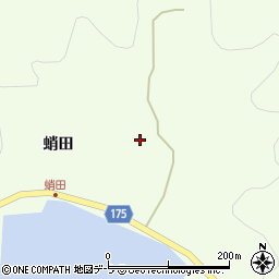 青森県むつ市脇野沢蛸田77周辺の地図