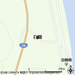 青森県東通村（下北郡）白糠周辺の地図
