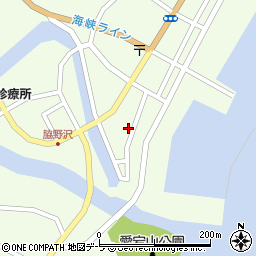 青森県むつ市脇野沢本村128周辺の地図
