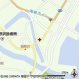 青森県むつ市脇野沢本村105周辺の地図