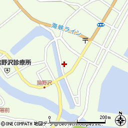 青森県むつ市脇野沢本村107周辺の地図