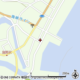 青森県むつ市脇野沢本村152周辺の地図