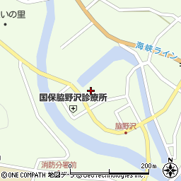 青森県むつ市脇野沢渡向周辺の地図