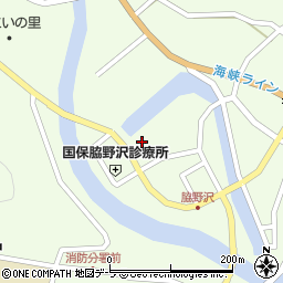 青森県むつ市脇野沢（渡向）周辺の地図