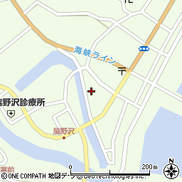 青森県むつ市脇野沢本村110周辺の地図