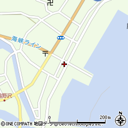 青森県むつ市脇野沢本村155周辺の地図
