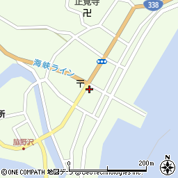 青森県むつ市脇野沢本村165周辺の地図