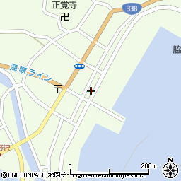 青森県むつ市脇野沢本村181周辺の地図