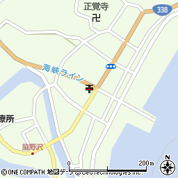 青森県むつ市脇野沢本村83周辺の地図