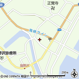 青森県むつ市脇野沢本村91周辺の地図