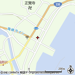 青森県むつ市脇野沢本村178周辺の地図