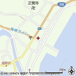 青森県むつ市脇野沢本村周辺の地図