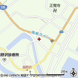 青森県むつ市脇野沢本村93周辺の地図