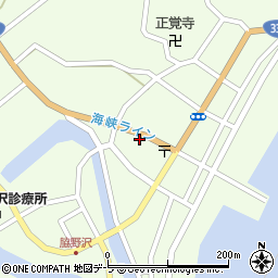 青森県むつ市脇野沢本村81周辺の地図