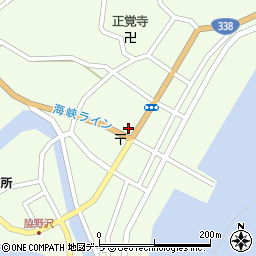 青森県むつ市脇野沢本村54周辺の地図