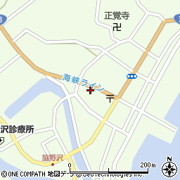 青森県むつ市脇野沢本村80周辺の地図