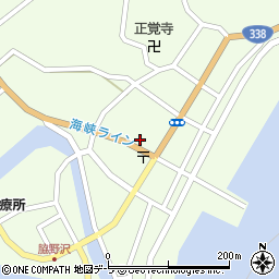 青森県むつ市脇野沢本村56周辺の地図