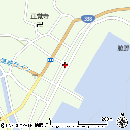 青森県むつ市脇野沢本村185周辺の地図