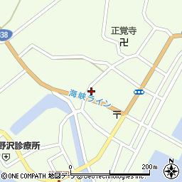青森県むつ市脇野沢本村71周辺の地図