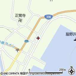 青森県むつ市脇野沢本村188周辺の地図