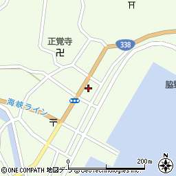 青森県むつ市脇野沢本村198周辺の地図