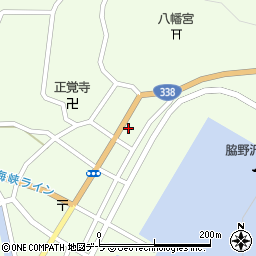 青森県むつ市脇野沢本村202周辺の地図