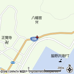 青森県むつ市脇野沢本村2周辺の地図