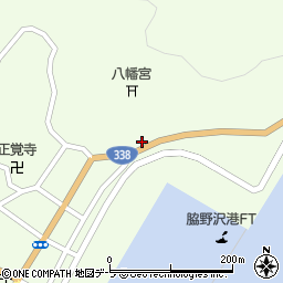 青森県むつ市脇野沢本村3周辺の地図