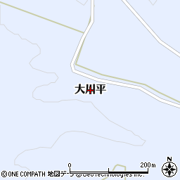 青森県今別町（東津軽郡）大川平周辺の地図